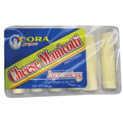 60 pc Cheese Manicotti